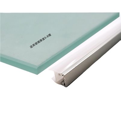 現代的な表面マウント 単一のガラス棚キャビネット照明 暖かい白いLEDガラス棚ライト