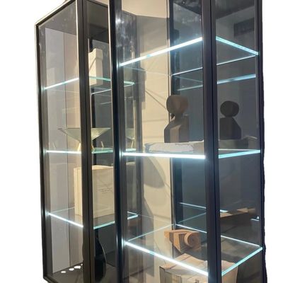 シングルガラスシェルフ LEDディスプレイライト 暖かい白色暗化と3500K色温