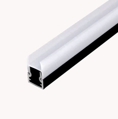 現代黒 3500K ホットホワイト ガラスシェルフ LED キャビネットライト 80 CRI