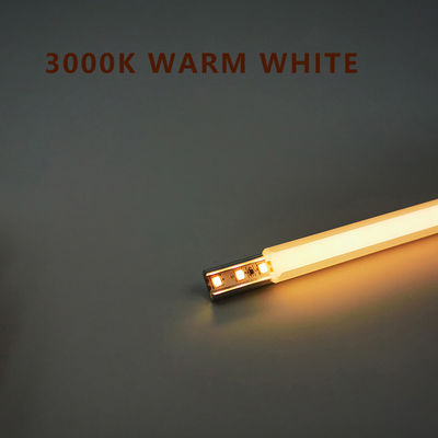現代黒 3500K ホットホワイト ガラスシェルフ LED キャビネットライト 80 CRI