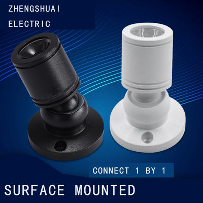 ZS-1001 モダン アルミ 3W IP44 LED ミニスポットライト 3000K/4000K/6000K 80CRI