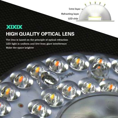 Dia125mm 丸PCBボード 4.9' LED リトロフィットライトキット 22W カラー 3CCT 3000K/4500K/6000K CRI90 天井ファンライト 交換パネル用 PCB 天井ライト LED リトロフィットキット120V 2200LM