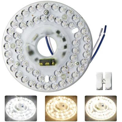 Dia125mm Round Pcb Board 4.9'' LED リトロフィットライトキット 22W カラー 3000K/4500K/6000K CRI90 天井ファンライト 交換パネルPCB,天井ライト LED リトロフィットキット,120V 2200LM,