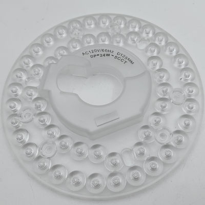 Dia125mm 4.9inch 24W LED 天井ファンライト リトロフィットキット 天井ライト交換キット 5CCT 3000K 3500K 4000K 5000K 6000K 調整可能 12W 18W 24W スイッチ, 2800LM 120V ETL 2 4ワット