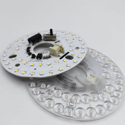 Dia125mm 4.9inch 24W LED 天井ファンライト リトロフィットキット 天井ライト交換キット 5CCT 3000K 3500K 4000K 5000K 6000K 調整可能 12W 18W 24W スイッチ, 2800LM 120V ETL 2 4ワット