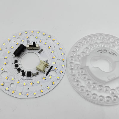 Dia125mm 4.9inch 24W LED 天井ファンライト リトロフィットキット 天井ライト交換キット 5CCT 3000K 3500K 4000K 5000K 6000K 調整可能 12W 18W 24W スイッチ, 2800LM 120V ETL 2 4ワット