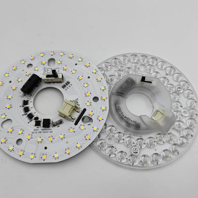 Dia125mm 4.9inch 24W LED 天井ファンライト リトロフィットキット 天井ライト交換キット 5CCT 3000K 3500K 4000K 5000K 6000K 調整可能 12W 18W 24W スイッチ, 2800LM 120V ETL 2 4ワット
