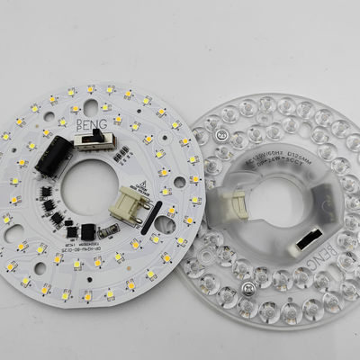 Dia125mm 4.9inch 24W LED 天井ファンライト リトロフィットキット 天井ライト交換キット 5CCT 3000K 3500K 4000K 5000K 6000K 調整可能 12W 18W 24W スイッチ, 2800LM 120V ETL 2 4ワット