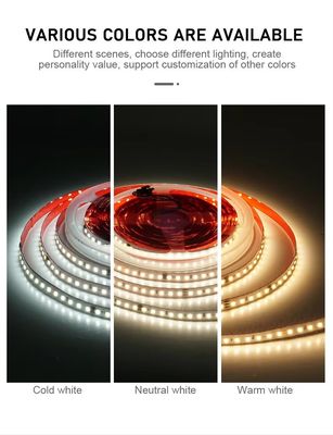 Ed 2835 Smd 120leds ランニングランプバー スマート LED ストライプライトテープ DC24V 10m 消灯 バックフロー ストライプライト