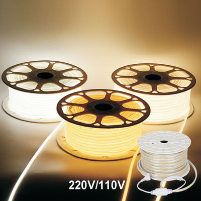 110V 220V 防水COB LEDライトストライプ PVCグリー 調整可能 青 /氷青 /白 /緑 /紫 /金 /ピンク