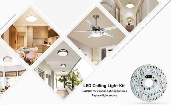 5CCT 18W/24W DIP スイッチ 天井照明扇風機 魔女パワー LED モジュール 120V 天井扇風機 パネル リトロフィットキット DOB モジュール