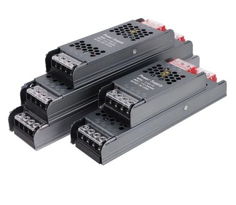 超薄型電源 12V/24V 60W 100W 150W LEDドライバ LEDストライプライトチンのための電源交換