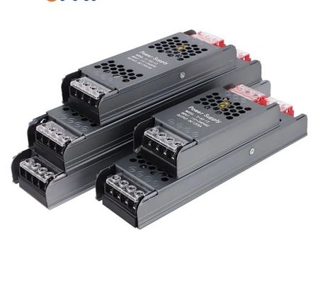超薄型電源 12V/24V 60W 100W 150W LEDドライバ LEDストライプライトチンのための電源交換