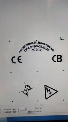 LED天井扇風機ライト交換: 新製品:dia125mm単色2700K,CE ROHS ERP認証が承認されました