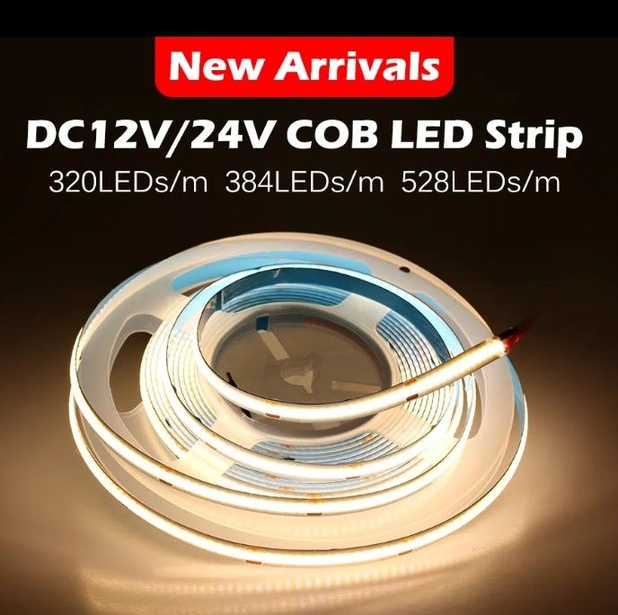 COB ストライプライト 車用 LED ストライプライト 320led 384led 480led 528led 768leds RGB COB LED ストライプライト アルミプロファイル用