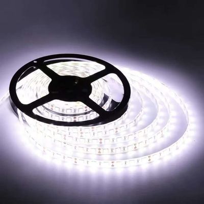 柔軟なLEDストライプライト 600ユニット LED LEDストライプ 防水 12ボルト LEDライトストライプ パック 16.4ft/5m 休日ホームパーティ 室内外装飾 防水 白 1パック